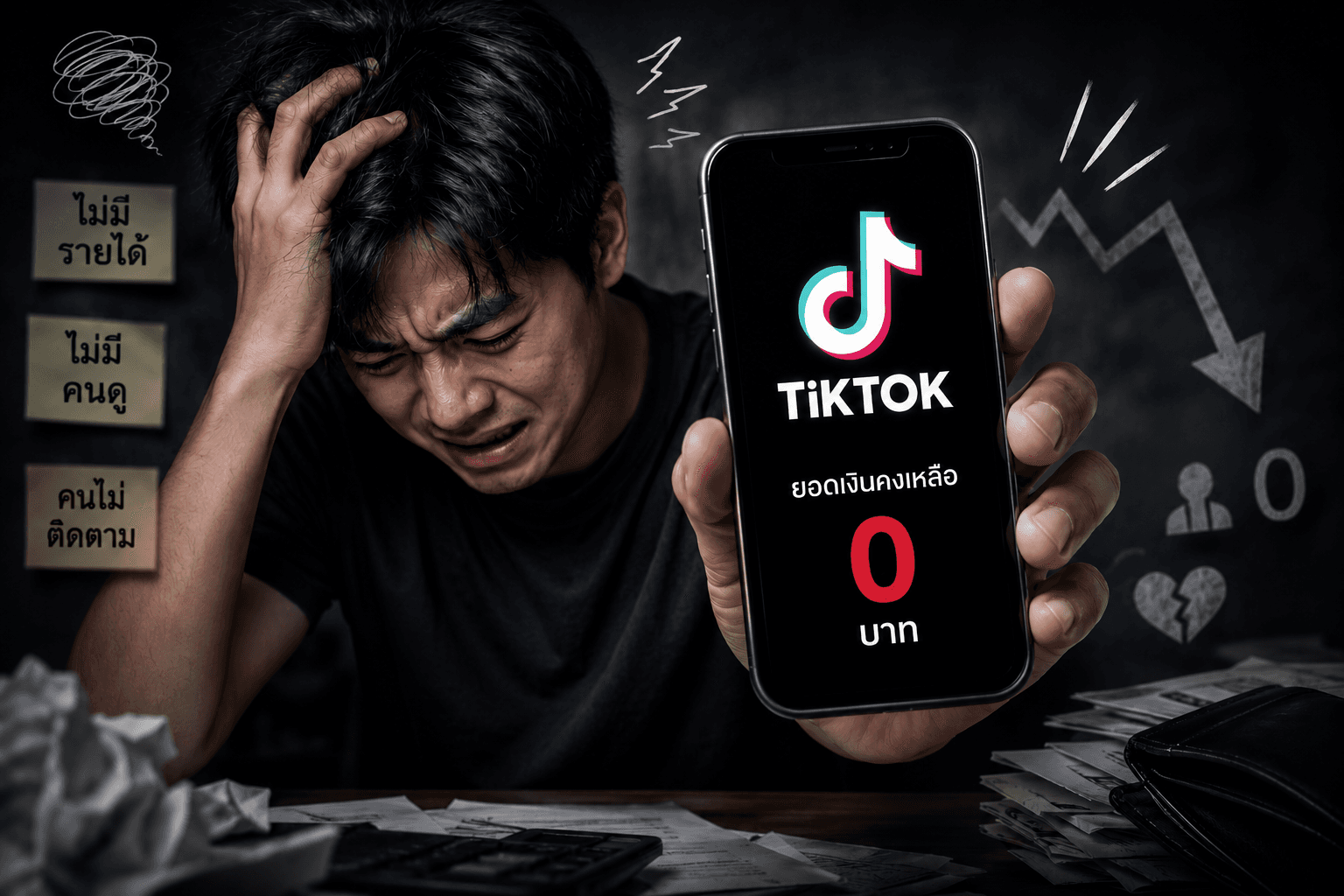 รูป TIKTOK ปั้นยอดไม่ขึ้น